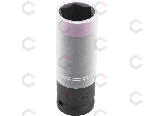 Smūginė galvutė su apsauga | Itin plona | 12,5 mm (1/2") | 22 mm (7405) Smūginė galvutė su apsauga | Itin plona | 12,5 mm (1/2") | 22 mm (7405)
