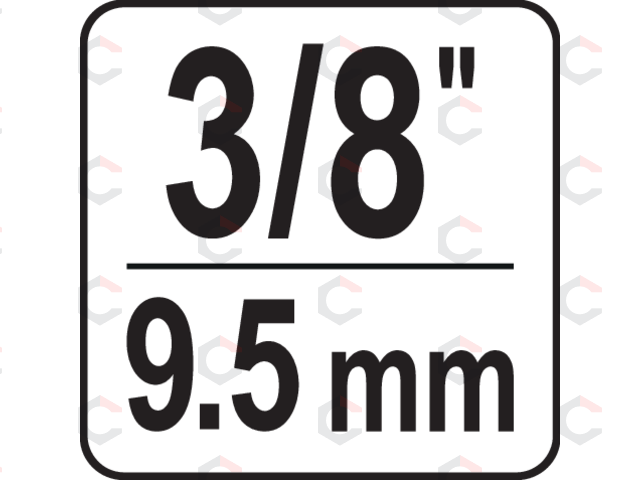 Smūginių trumpų galvučių rinkinys – AS-Drive 1/2", CrMo – 10–27 mm, 15 vnt (YT-10253) 8