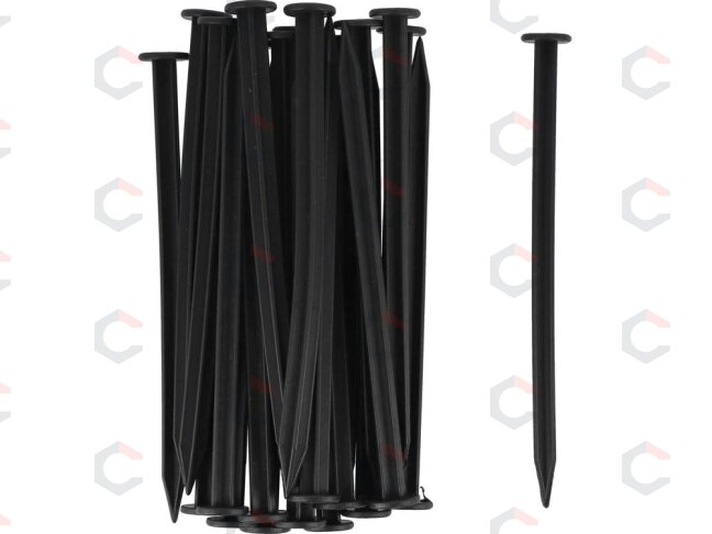 Smeigtukai / ankeriai sodo kraštams ir medžiagoms tvirtinti | 250 mm 25 vnt. (88714) Smeigtukai / ankeriai sodo kraštams ir medžiagoms tvirtinti | 250 mm 25 vnt. (88714)