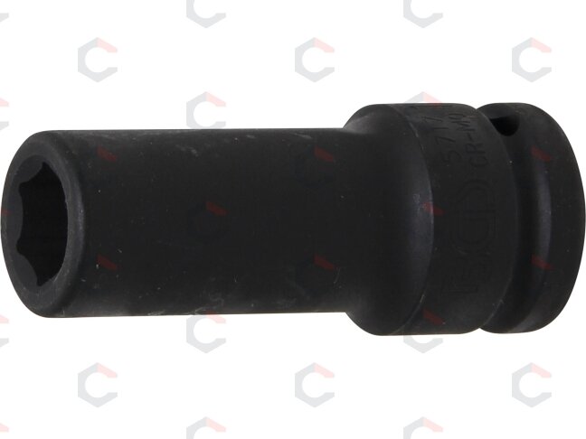 Smūginė galvutė ilga | 20 mm (3/4") | 17 mm (5717) Smūginė galvutė ilga | 20 mm (3/4") | 17 mm (5717)