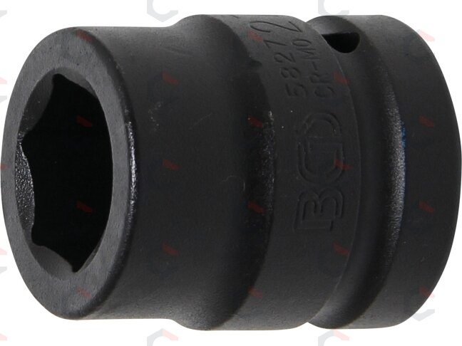Smūginė galvutė šešiakampė | 25 mm (1") | 27 mm (5827) Smūginė galvutė šešiakampė | 25 mm (1") | 27 mm (5827)