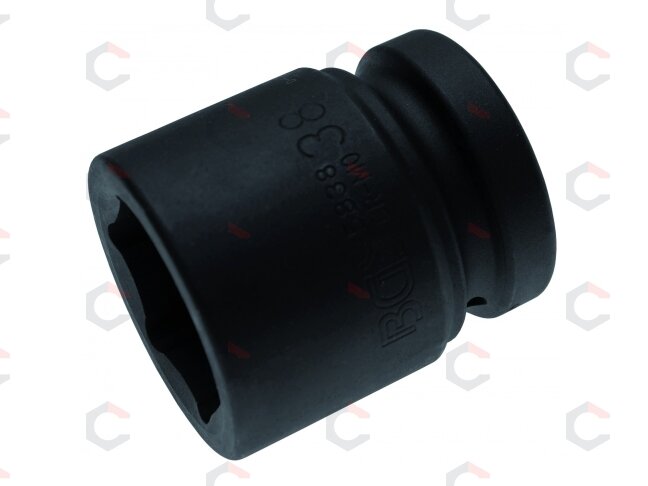 Smūginė galvutė šešiakampė | 25 mm (1") | 38 mm (5838) 1 Smūginė galvutė šešiakampė | 25 mm (1") | 38 mm (5838) 1