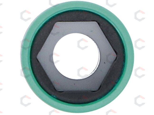 Smūginė galvutė su apsauga | itin siaura | 12,5 mm (1/2") | 15 mm (7501) 1 Smūginė galvutė su apsauga | itin siaura | 12,5 mm (1/2") | 15 mm (7501) 1
