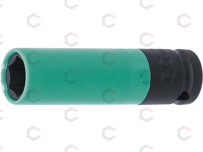 Smūginė galvutė su apsauga | itin siaura | 12,5 mm (1/2") | 15 mm (7501) Smūginė galvutė su apsauga | itin siaura | 12,5 mm (1/2") | 15 mm (7501)