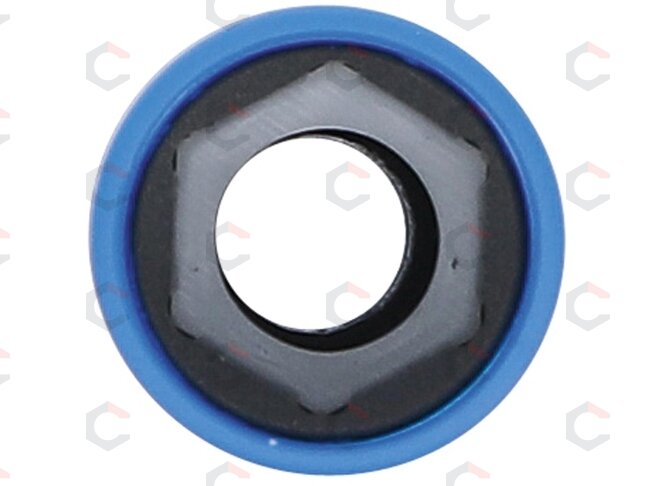 Smūginė galvutė su apsauga | itin siaura | 12,5 mm (1/2") | 17 mm (7502) 1 Smūginė galvutė su apsauga | itin siaura | 12,5 mm (1/2") | 17 mm (7502) 1