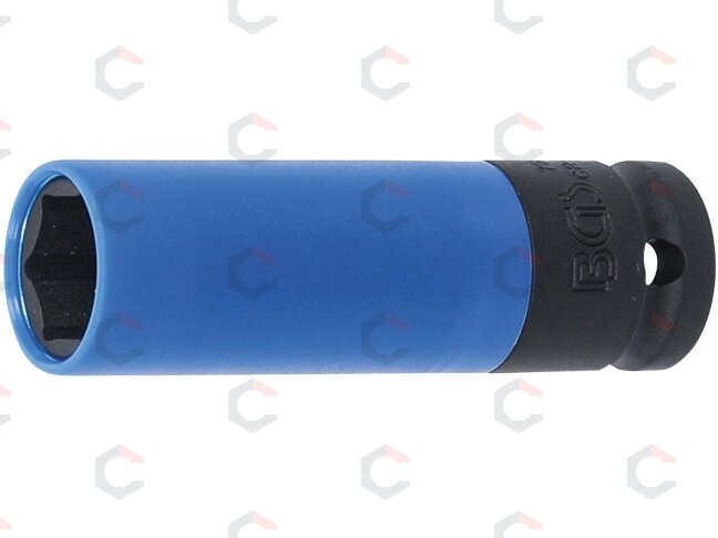Smūginė galvutė su apsauga | itin siaura | 12,5 mm (1/2") | 17 mm (7502)