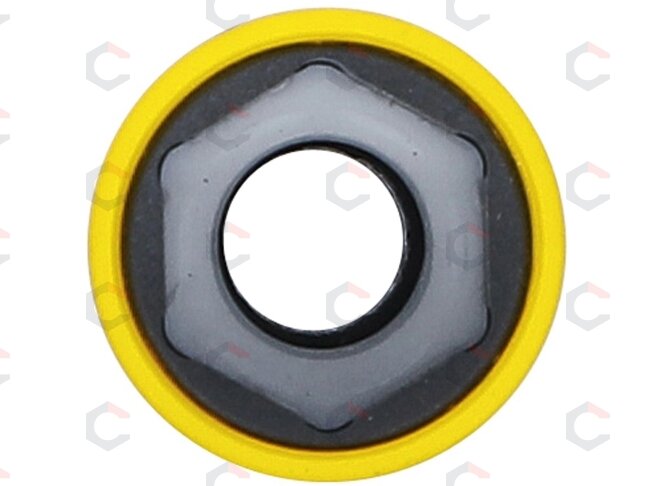 Smūginė galvutė su apsauga | itin siaura | 12,5 mm (1/2") | 19 mm (7503) 1 Smūginė galvutė su apsauga | itin siaura | 12,5 mm (1/2") | 19 mm (7503) 1
