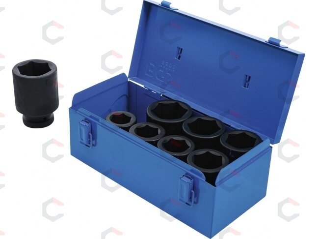 Ilgų smūginių galvučių rinkinys BGS | 1" | 27–50 mm | 8 vnt. (5500) Ilgų smūginių galvučių rinkinys BGS | 1" | 27–50 mm | 8 vnt. (5500)