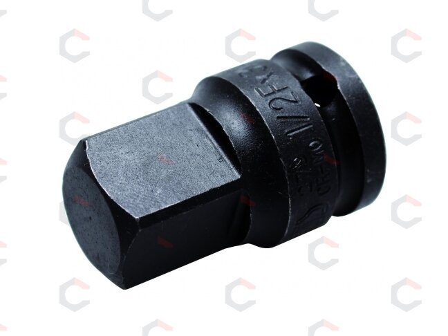 Smūginis adapteris | vidinis kvadratas 12,5 mm (1/2") - išorinis kvadratas 20 mm (3/4") (279) 1 Smūginis adapteris | vidinis kvadratas 12,5 mm (1/2") - išorinis kvadratas 20 mm (3/4") (279) 1