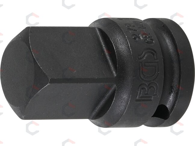 Smūginis adapteris | vidinis kvadratas 12,5 mm (1/2") - išorinis kvadratas 20 mm (3/4") (279) Smūginis adapteris | vidinis kvadratas 12,5 mm (1/2") - išorinis kvadratas 20 mm (3/4") (279)