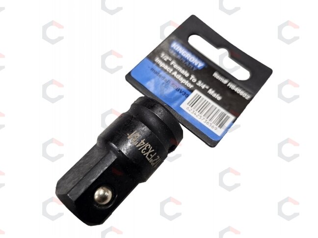 Smūginis adapteris | vidinis kvadratas 12,5 mm (1/2") - išorinis kvadratas 20 mm (3/4") (H640602) 1 Smūginis adapteris | vidinis kvadratas 12,5 mm (1/2") - išorinis kvadratas 20 mm (3/4") (H640602) 1