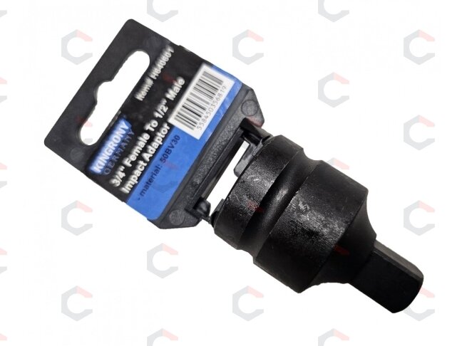 Smūginis adapteris | vidinis kvadratas 20 mm (3/4") - išorinis kvadratas 12,5 mm (1/2") (H640601) Smūginis adapteris | vidinis kvadratas 20 mm (3/4") - išorinis kvadratas 12,5 mm (1/2") (H640601)