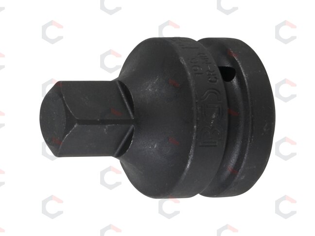 Smūginis adapteris | vidinis kvadratas 25 mm (1") - išorinis kvadratas 20 mm (3/4") (196) Smūginis adapteris | vidinis kvadratas 25 mm (1") - išorinis kvadratas 20 mm (3/4") (196)