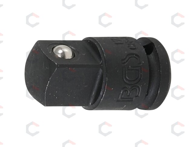 Smūginis adapteris | vidinis kvadratas 6.3 mm (1/4") - išorinis kvadratas 10 mm (3/8") (172) Smūginis adapteris | vidinis kvadratas 6.3 mm (1/4") - išorinis kvadratas 10 mm (3/8") (172)