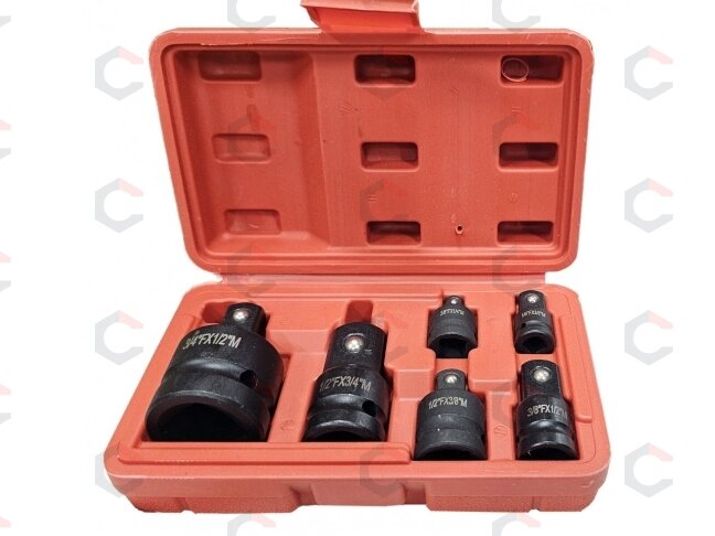 Smūginių adapterių rinkinys | 50BV30 | 6 vnt. (H640606) 3 Smūginių adapterių rinkinys | 50BV30 | 6 vnt. (H640606) 3