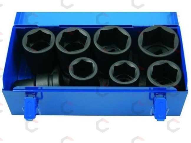 Smūginių galvučių rinkinys – 1" pavara – 27–50 mm | 8 vnt. (5245) 1 Smūginių galvučių rinkinys – 1" pavara – 27–50 mm | 8 vnt. (5245) 1