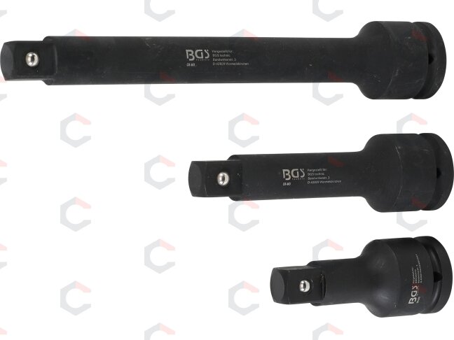 Smūginių ilginuvų rinkinys | 20 mm (3/4") | 3 vnt. (8840) 4 Smūginių ilginuvų rinkinys | 20 mm (3/4") | 3 vnt. (8840) 4