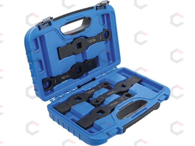 Smūginių žiedinių raktų rinkinys | 3/4" (20 mm) pavara, 12-kampiai ir E-Type | 5 vnt. (35310) 1 Smūginių žiedinių raktų rinkinys | 3/4" (20 mm) pavara, 12-kampiai ir E-Type | 5 vnt. (35310) 1