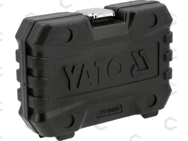 Smūginių trumpų galvučių rinkinys – AS-Drive, CrMo – 1/2", 10 vnt (YT-10252) 2 Smūginių trumpų galvučių rinkinys – AS-Drive, CrMo – 1/2", 10 vnt (YT-10252) 2