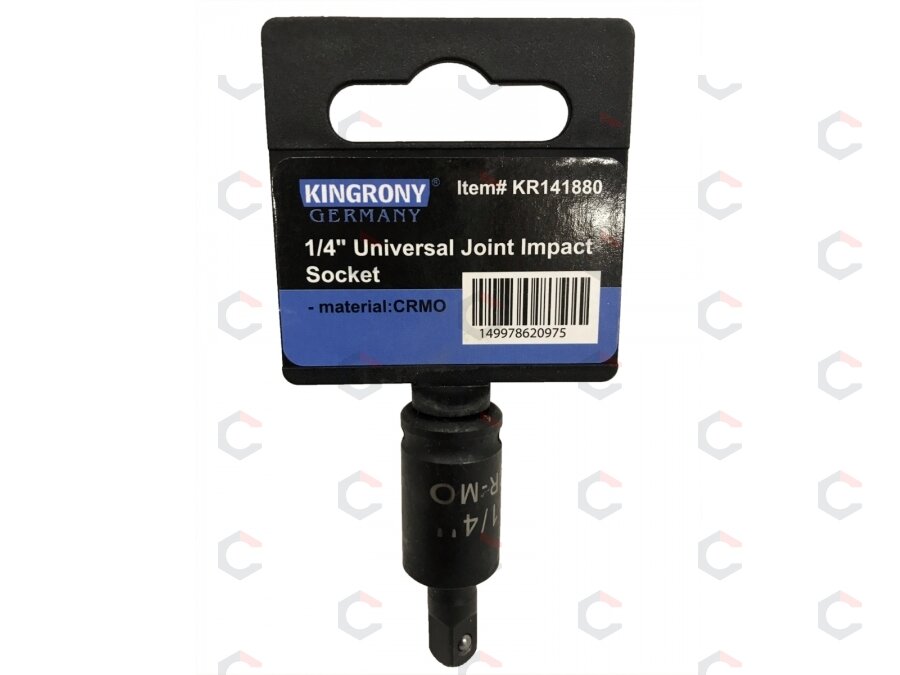 Smūginis šarnyras / kardanas | išorinis kvadratas 6.3 mm (1/4") (KR141880) 1 Smūginis šarnyras / kardanas | išorinis kvadratas 6.3 mm (1/4") (KR141880) 1