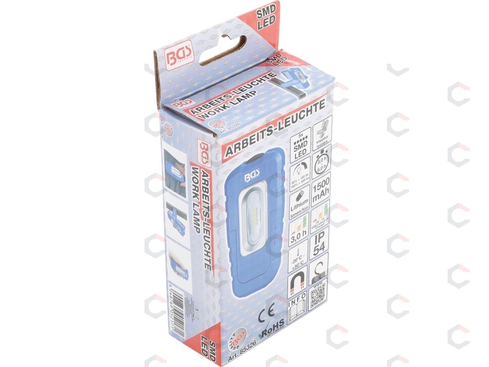 SMD-LED darbo lempa | sulankstoma (85326) 3 SMD-LED darbo lempa | sulankstoma (85326) 3