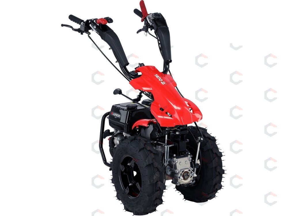 Vienašis traktorius / motoblokas | 420 cm³ | 9 kW | 3+2 bėgiai (YT-85851) 1