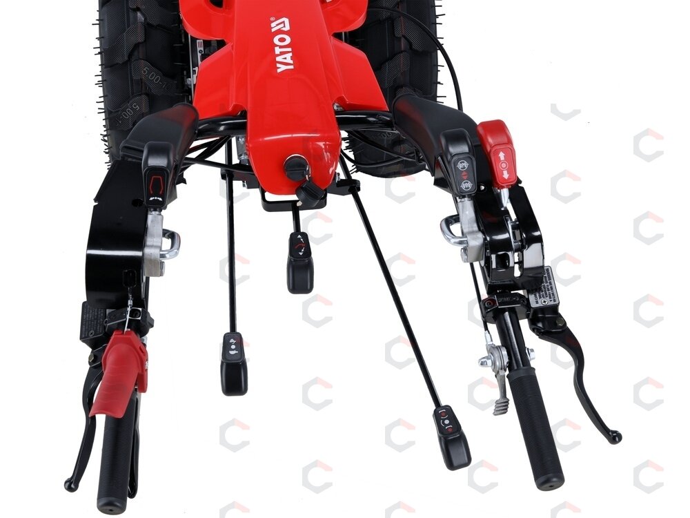 Vienašis traktorius / motoblokas | 420 cm³ | 9 kW | 3+2 bėgiai (YT-85851) 9