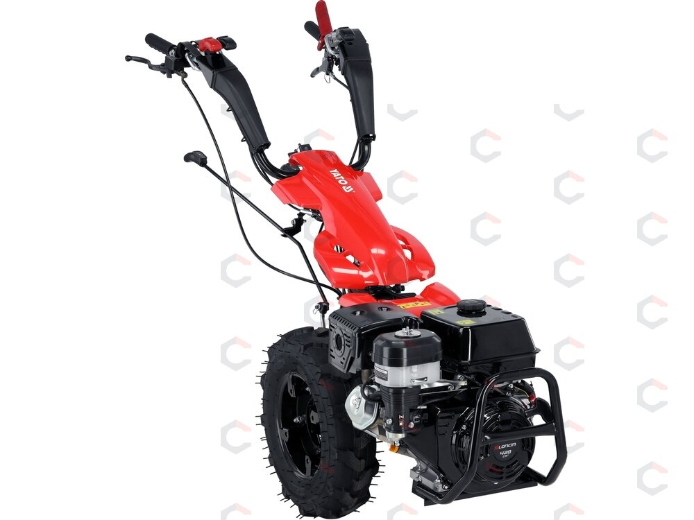 Vienašis traktorius / motoblokas | 420 cm³ | 9 kW | 3+2 bėgiai (YT-85851)