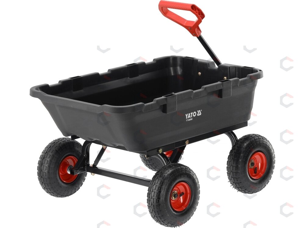 Sodo vežimėlis su savivarčiu XL 350 kg, 10 colių ratai (YT-86960) 1