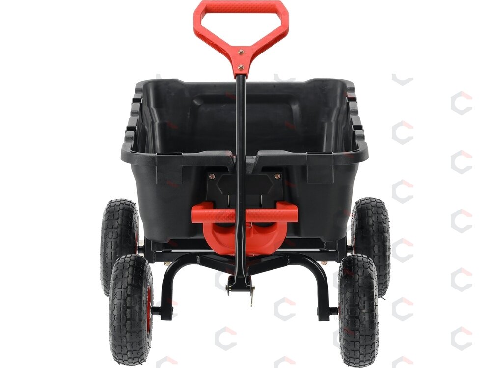 Sodo vežimėlis su savivarčiu XL 350 kg, 10 colių ratai (YT-86960) 4