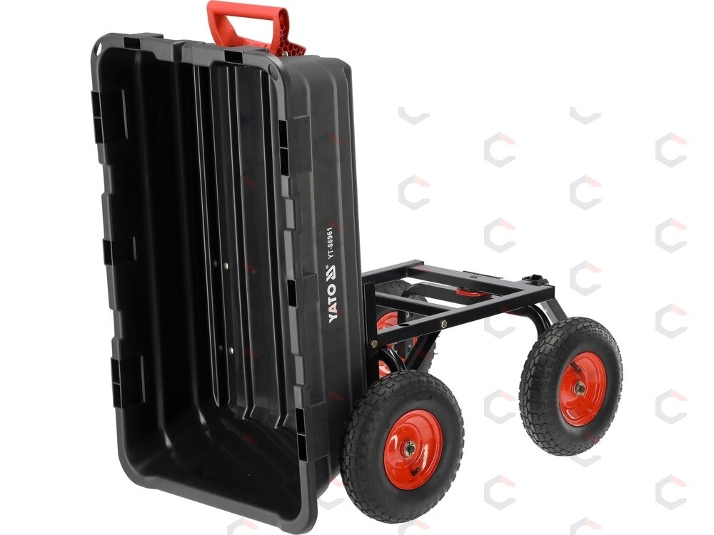 Sodo vežimėlis su savivarčiu XXL 550 kg, 13" ratai (YT-86961) 7 Sodo vežimėlis su savivarčiu XXL 550 kg, 13" ratai (YT-86961) 7