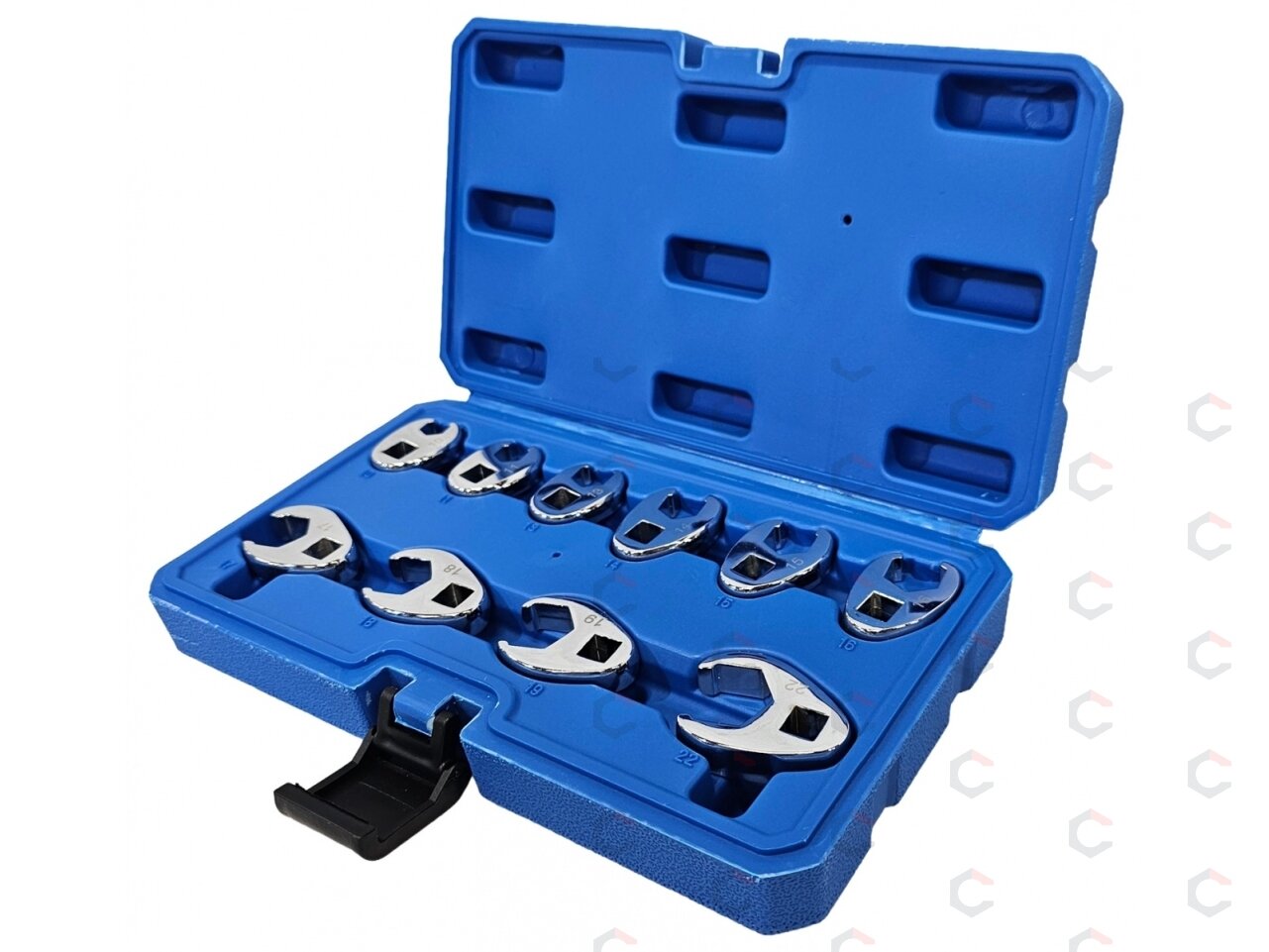 Šoninių adapterinių raktų rinkinys | 10 mm (3/8") | 10 - 22 mm | 10 vnt. (SK3922) 1 Šoninių adapterinių raktų rinkinys | 10 mm (3/8") | 10 - 22 mm | 10 vnt. (SK3922) 1