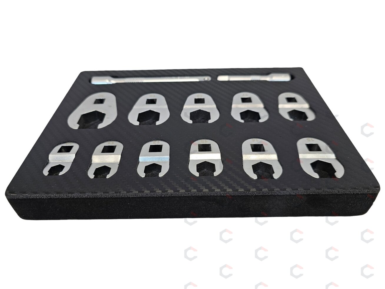 Šoninių adapterinių raktų rinkinys | 10 mm (3/8") | Cr-Mo | 10 - 22 mm | 13 vnt. (SK82913S) 2 Šoninių adapterinių raktų rinkinys | 10 mm (3/8") | Cr-Mo | 10 - 22 mm | 13 vnt. (SK82913S) 2