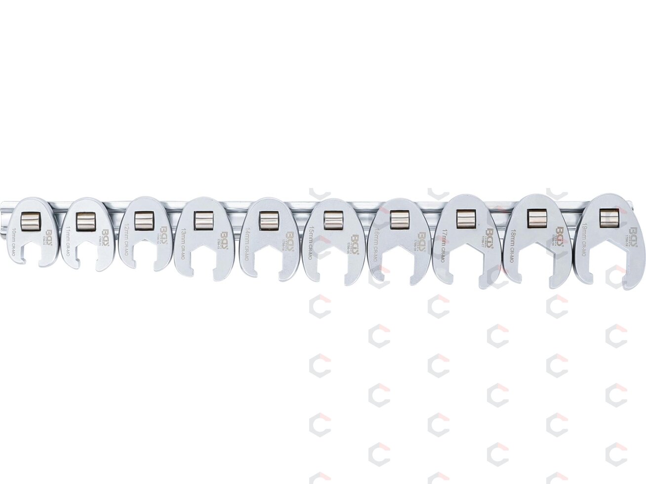 Šoninių raktų rinkinys | 10 mm (3/8") | 10 - 19 mm | 10 vnt. (1756) 1 Šoninių raktų rinkinys | 10 mm (3/8") | 10 - 19 mm | 10 vnt. (1756) 1