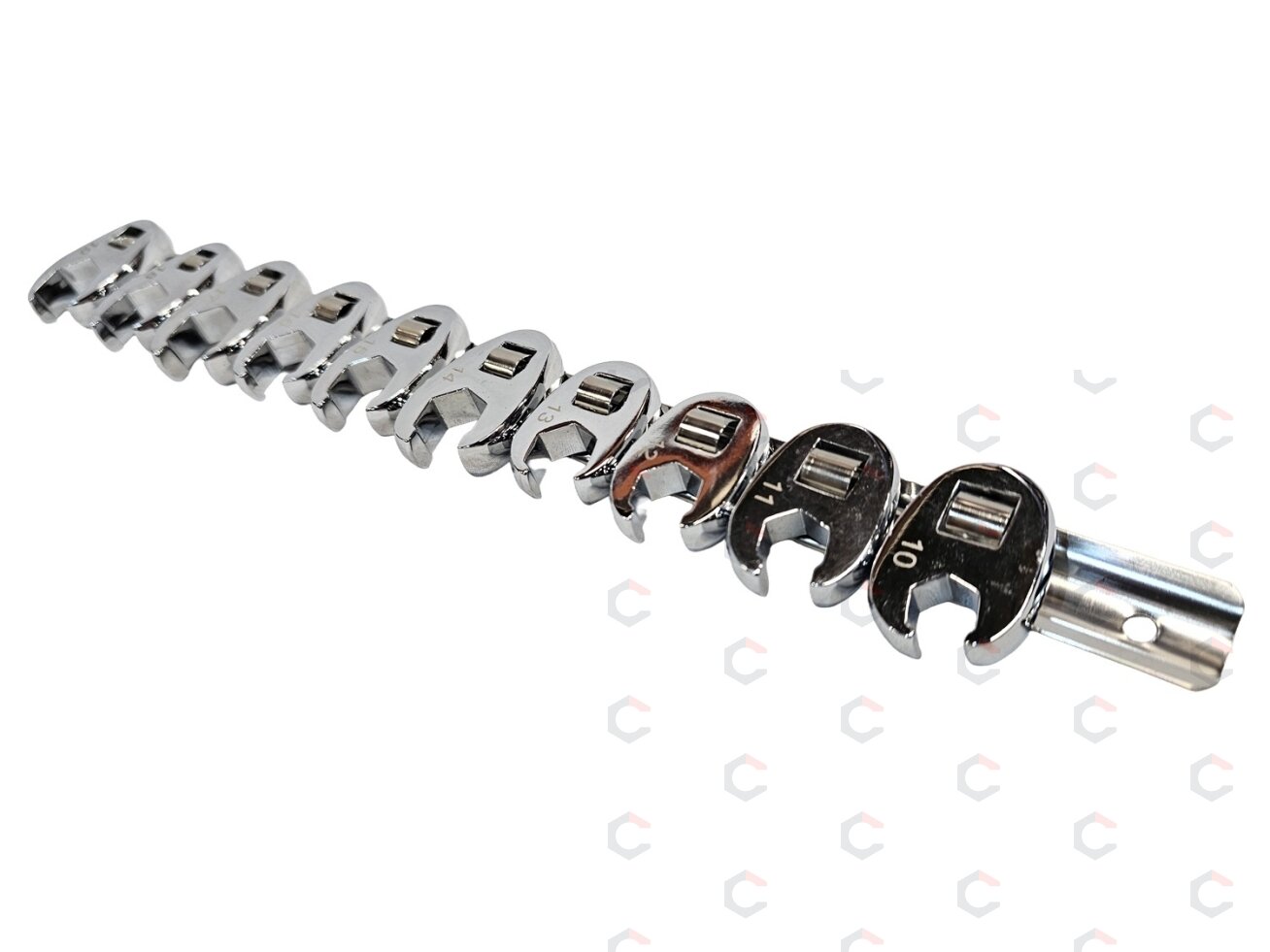 Šoninių adapterinių raktų rinkinys | 10 mm (3/8") | 10 - 19 mm | 10 vnt. (SK3921) 2 Šoninių adapterinių raktų rinkinys | 10 mm (3/8") | 10 - 19 mm | 10 vnt. (SK3921) 2
