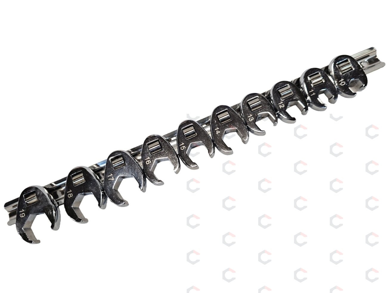 Šoninių adapterinių raktų rinkinys | 10 mm (3/8") | 10 - 19 mm | 10 vnt. (SK3921) Šoninių adapterinių raktų rinkinys | 10 mm (3/8") | 10 - 19 mm | 10 vnt. (SK3921)