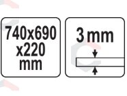 Sodo židinys C3 | sulankstomas, 3 mm plienas | 74×69×22 cm (99705) 1 Sodo židinys C3 | sulankstomas, 3 mm plienas | 74×69×22 cm (99705) 1