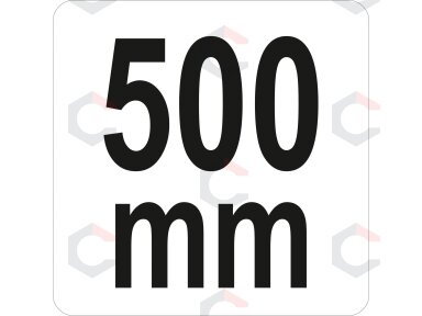 Sodo volas | 500 mm (88720)