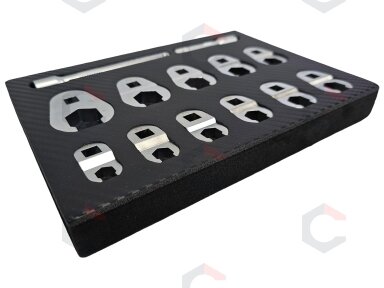 Šoninių adapterinių raktų rinkinys | 10 mm (3/8") | Cr-Mo | 10 - 22 mm | 13 vnt. (SK82913S) Šoninių adapterinių raktų rinkinys | 10 mm (3/8") | Cr-Mo | 10 - 22 mm | 13 vnt. (SK82913S)
