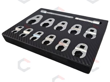 Šoninių adapterinių raktų rinkinys | 10 mm (3/8") | Cr-Mo | 10 - 22 mm | 13 vnt. (SK82913S) Šoninių adapterinių raktų rinkinys | 10 mm (3/8") | Cr-Mo | 10 - 22 mm | 13 vnt. (SK82913S)