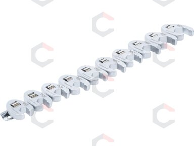 Šoninių raktų rinkinys | 10 mm (3/8") | 10 - 19 mm | 10 vnt. (1756) Šoninių raktų rinkinys | 10 mm (3/8") | 10 - 19 mm | 10 vnt. (1756)