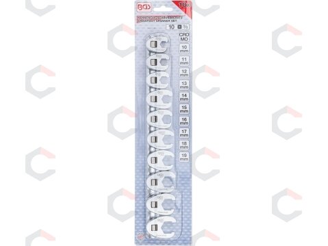 Šoninių raktų rinkinys | 10 mm (3/8") | 10 - 19 mm | 10 vnt. (1756) 2 Šoninių raktų rinkinys | 10 mm (3/8") | 10 - 19 mm | 10 vnt. (1756) 2