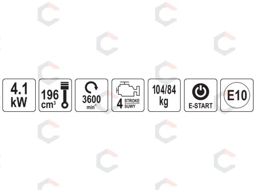 Sodo traktorius benzininis | motoblokas | 196 CM3 (YT-85850) 14 Sodo traktorius benzininis | motoblokas | 196 CM3 (YT-85850) 14