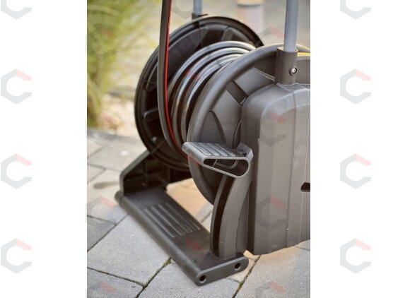 Sodo žarna ritėje su vežimėliu | automatinis vyniojimas | 25 m (YT-90120) 10 Sodo žarna ritėje su vežimėliu | automatinis vyniojimas | 25 m (YT-90120) 10