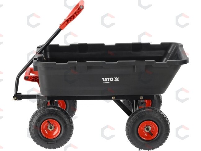 Sodo vežimėlis su savivarčiu XL 350 kg, 10 colių ratai (YT-86960) 2
