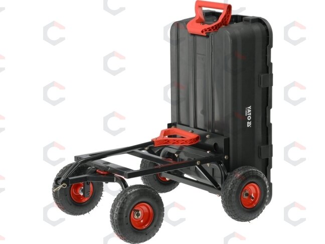 Sodo vežimėlis su savivarčiu XL 350 kg, 10 colių ratai (YT-86960) 6