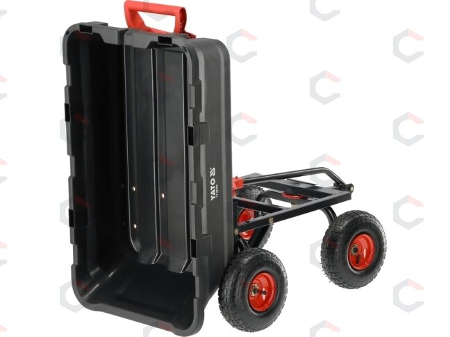 Sodo vežimėlis su savivarčiu XL 350 kg, 10 colių ratai (YT-86960) 7