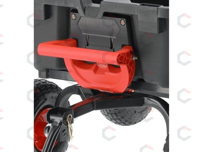 Sodo vežimėlis su savivarčiu XL 350 kg, 10 colių ratai (YT-86960) 9