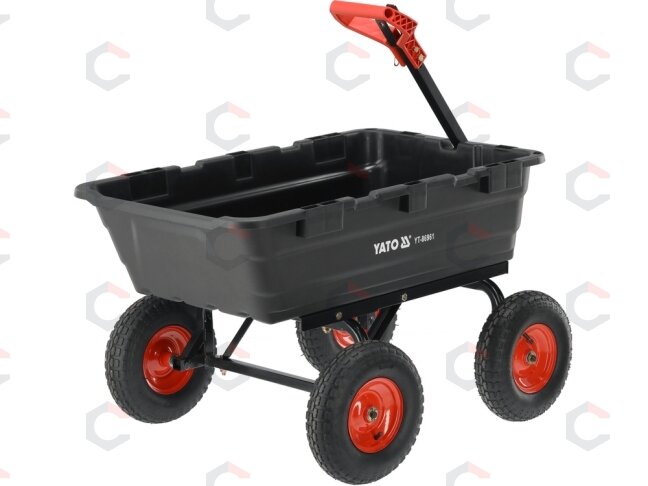 Sodo vežimėlis su savivarčiu XXL 550 kg, 13" ratai (YT-86961) 1 Sodo vežimėlis su savivarčiu XXL 550 kg, 13" ratai (YT-86961) 1