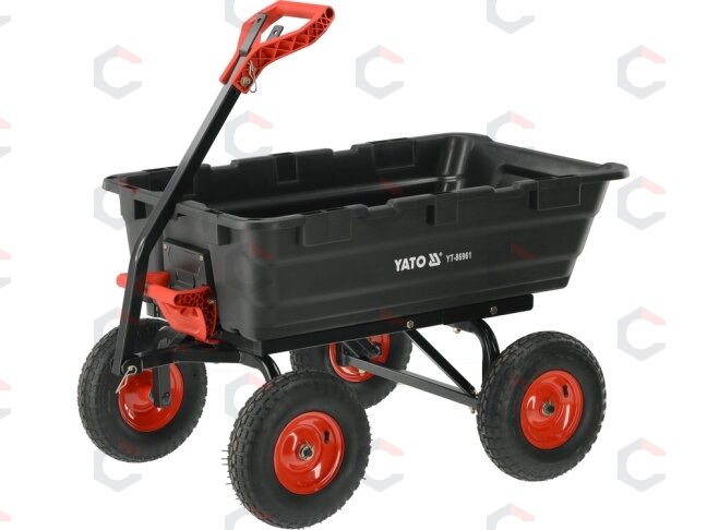 Sodo vežimėlis su savivarčiu XXL 550 kg, 13" ratai (YT-86961) Sodo vežimėlis su savivarčiu XXL 550 kg, 13" ratai (YT-86961)